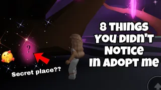 8 Things you Didn’t Notice In Adopt me (Secret places) 😱✨💗