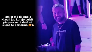 Pamjet më të ëmbla/Kiara i jep kurajo Luizit përpara se të dalë në skenë të performoj😍👏🏻