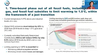 Regional Webinar: IUCN COP28 Position Paper for Europe & North America