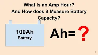 Beginner's Help a Guide to What is an Amp Hour (Ah)? How is Ah Used to Measure Battery Capacity?