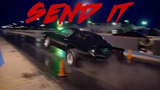 1 OF THE HARDEST NITROUS HITS I'VE FILMED! THIS NITROUS CAMARO WAS TRYING TO BREAK SOMETHING!