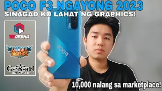 POCO F3 IN 2023 | GAME REVIEW | ML/GENSHIN/T3ARENA | Hindi umiinit kahit sagad lahat ng graphics 😱