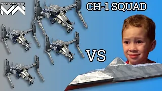 4X🔥 CH-1 Helicopter vs FS Swordship - Modern Warships