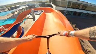 Sneaking into Waterpark on Scooter…