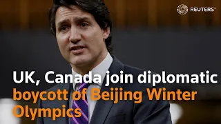 UK, Canada join diplomatic boycott of Beijing Winter Olympics