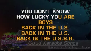 Back In The U S S R - The Beatles ( Karaoke Lyrics )