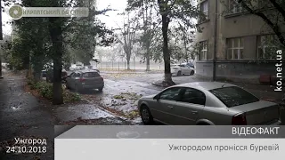 Ужгородом пронісся буревій