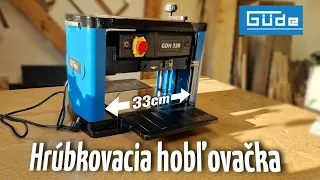 Hrúbkovacia hobľovačka GÜDE GDH 330