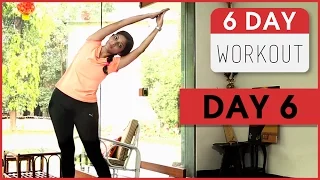 6 Day Workout With Rashmi | Day 6 | Simple Easy Exercises For Beginners