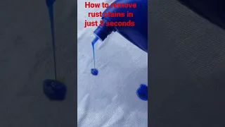 How to remove rust stains on cloth in just 5 seconds