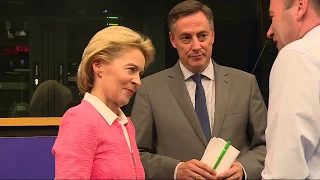 KOMMISSIONSPRÄSIDENTIN: Heute geht es für von der Leyen um alles