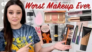 20 WORST makeup products from 20 brands in Under 20 Minutes!