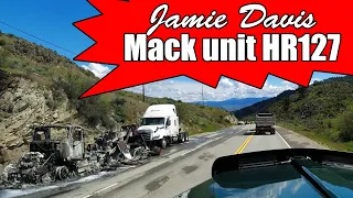 Highway 5a Merritt to Princeton (Jamie Davis tow truck burnt down clip at the end) #jamie davis