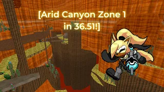 SRB2: Arid Canyon Zone 1 Whisper in 36.51! [Version 2.2.10]
