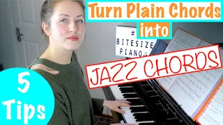 JAZZ PIANO CHORDS FOR BEGINNERS - How to sound Jazzy instantly!