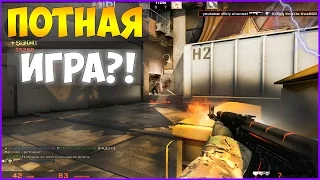 ПОТНАЯ КАТКА! ИГРА В СОРЕВНОВАТЕЛЬНЫЙ CS:GO! ИГРАЮ С ДРУГОМ!