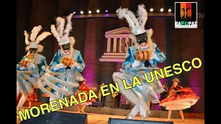 Morenada boliviana en la UNESCO con BAFOPAZ