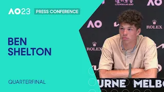 Ben Shelton Press Conference | Australian Open 2023 Quarterfinal