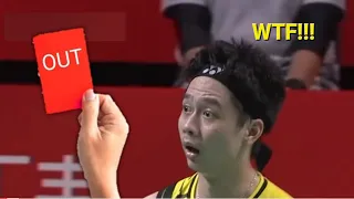 UNEXPECTED Red Card in Badminton