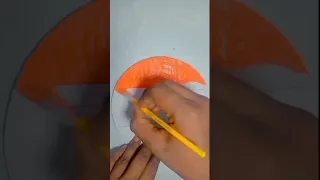 🇮🇳 how to make wall clock with cardboard 🕚 flag craft 🇮🇳#shorts #viral# trending