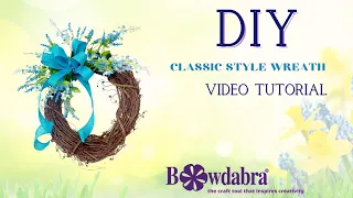 How to make DIY Spring/Summer Wreath & Bows – Bowdabra Tips #diybowwreathtutorial