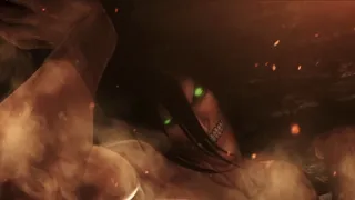Attack on Titan 2 (Final Battle) PC - Part 4 (Eren blocks gate with boulder)Levi's First Appearance