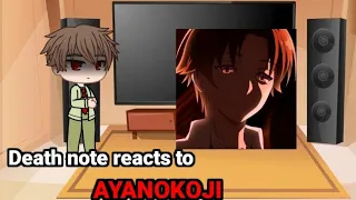 death note reacts to ayanokoji as a new detective part 1