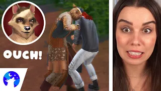 My sim got bitten and turned into a Werewolf! (The Sims 4 Werewolves - pt 1)