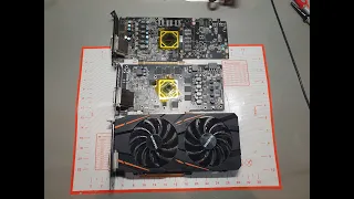 Стрим.  Gigabyte RX580 4GB. ремонт для коллеги по цеху :) Часть 1