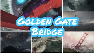 America Golden Gate Bridge collapse scene in Many movie reversed #Movie ips #Golden Gate Bridge