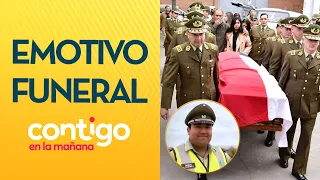 EMOTIVO FUNERAL: Así fue la despedida con honores del teniente Sánchez - Contigo en la Mañana