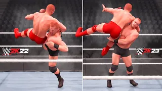 WWE 2K23 - New Finisher/Move Variations vs WWE 2K22 (More than 35 new moves)