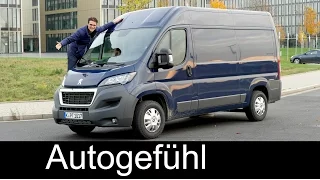 Peugeot Boxer L2H2 FULL REVIEW test driven (Fiat Ducato/Citroen Jumper) - Autogefühl