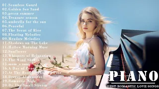 💖🎉Best Piano Love Songs ~ Soothing Wave Sounds for Stress Relief, Meditation, Relaxation, Sleep🎹🌹