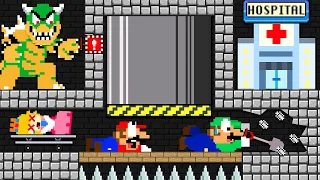 MARIO HOSPITAL:What Happens When Mario & Luigi Takes Peach to the Hospital in Bowser Maze[Animation]