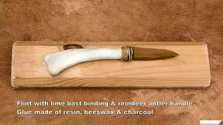 KS2 History - Replica Stone Age knife - 360 rotating view