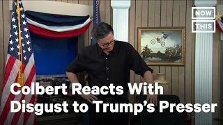 Stephen Colbert Reacts to Trump's Thursday Election Presser | NowThis