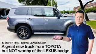 A GX460 owner drives the GX550: The relentless pursuit of PLASTIC, profit, and body roll…