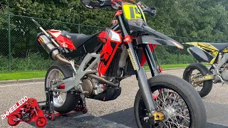 Falling in love with the VDB parts on my Aprilia SXV | Third session Midlands