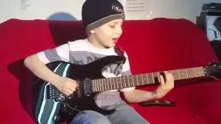 Dustin Tomsen 9 years old covers Gary Moore "The Loner"