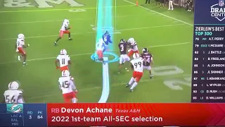 Miami Dolphins select Devon Achane