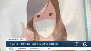 Changes to some indoor mask mandates