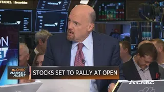 The only positive in autos is Tesla, says Jim Cramer