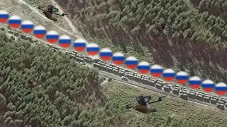 Today is a bad day for Russian tanks in Ukraine! Drone Footage from the War