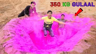 Holi Ki Masti in "Pool of Gulaal" | बुरा ना मानो होली है | 350 Kg Gulaal Pool