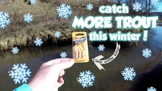 BEST Winter Time TROUT FISHING lure! Berkley ATOMIC TEASER!