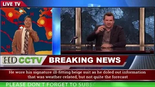 VIDEO  Brad Pitt makes triumphant return as bleak weatherman on ‘The Jim Jefferies Show’    CCTV New
