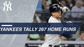 Yankees tally a record 267 home runs in 2018