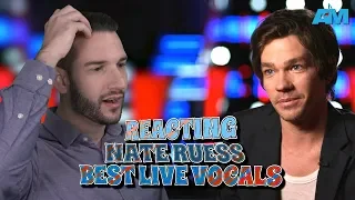 VOCAL COACH reacts to NATE RUESS best live vocals