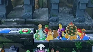 Super Mario Party #39 Whomp's Domino Ruins Luigi vs Mario vs Waluigi vs Wario